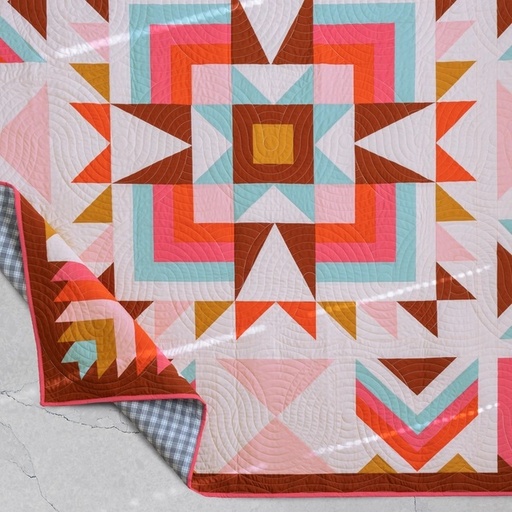 [JOPLINQKT24] Joplin Quilt Kit // Throw Size Cover Quilt