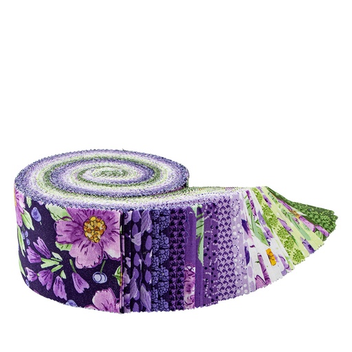 [RP-15640-40] Plum Petals 2.5 Inch Rolie Polie (40 Pcs)