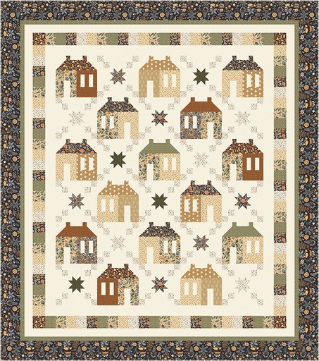 [KT-14230] The Old Garden // Maisons de Patchwork Quilt Kit