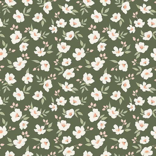 [C14282-GREEN] Let It Bloom // Flowing Floral Green