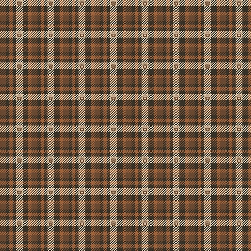 [C14645-BROWN] Only You // Plaid Brown